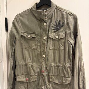 Mint Velvet embroidered utility jacket